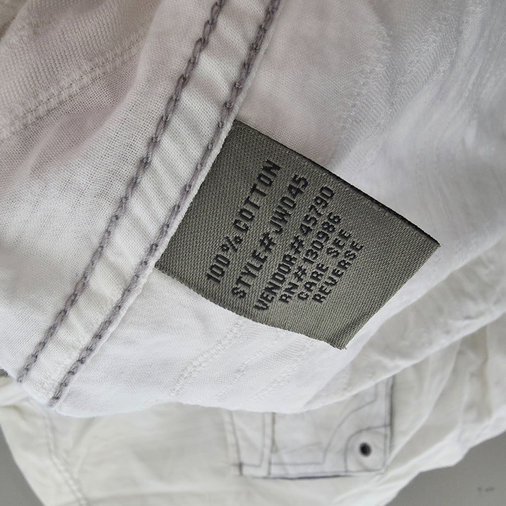 BKE Buckle Western Shirt Mens Large White Pearl Snap Athletic Fit Cowboy Rodeo* - Picture 10 of 12